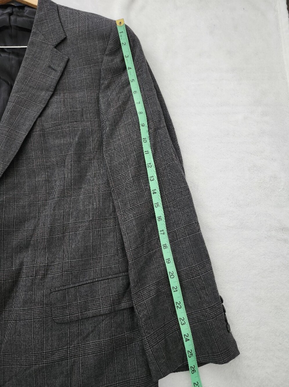 Brooks Brothers 346 Wool Plaid Blazer Jacket 46 Long Glen Plaid Suit Jacket - Picture 11 of 11
